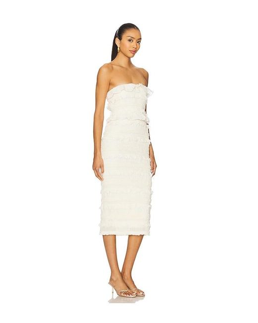 Maude Club White Annalise Dress