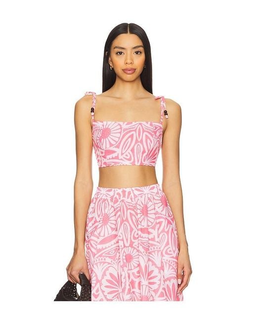 Peixoto Esti クロップトップ Pink
