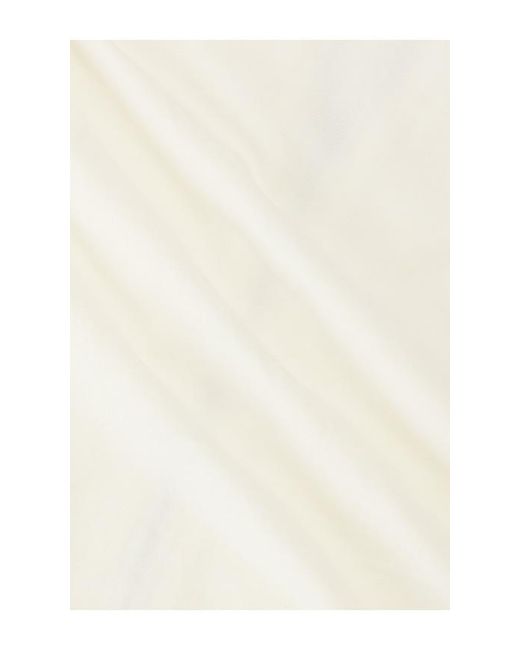 GRLFRND White Shrunken Zip Hoodie