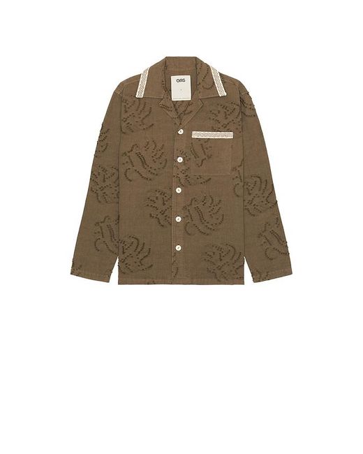 メンズ Oas Billie Dobbyシャツ Natural