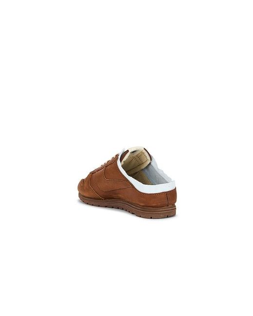Autry Brown Windspin Mule Sneaker