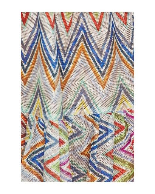 Missoni White Short Cover Up Dress
