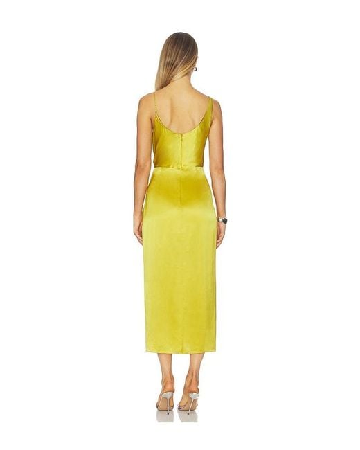 Amanda Uprichard Yellow Svetlana Dress