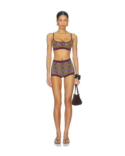 Tropic of C Black Isla Bralette Top