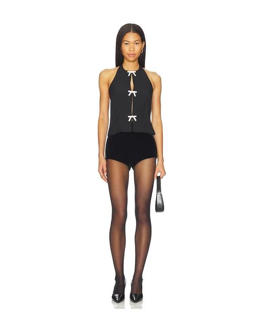 Steve Madden Black Juvia Top