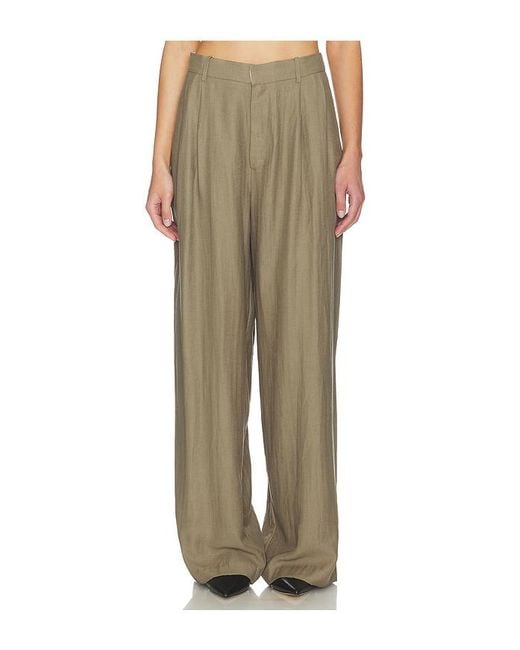 MOTHER OF ALL レディース ナチュラル Hedi Mid Waist Tailored Linen パンツ
