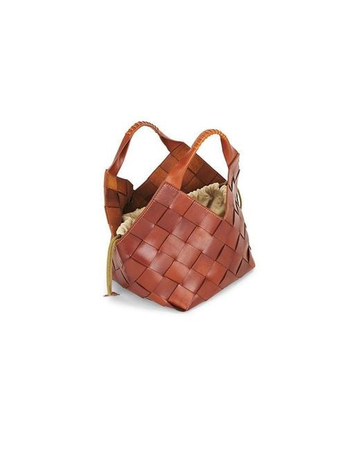 Dragon Diffusion Natural Botteghe Hand Held Bucket Bag