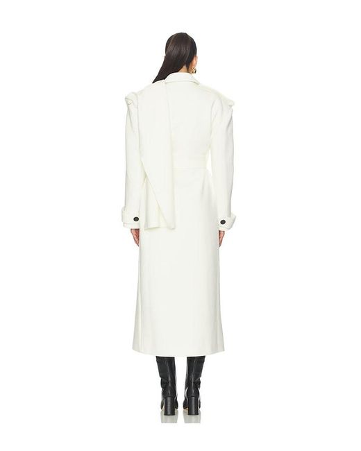 SELMACILEK White Cape Jacket