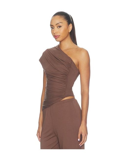 Madison The Label Brown Veya Top