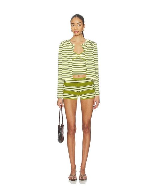 Faithfull The Brand Green Citara Halter Top