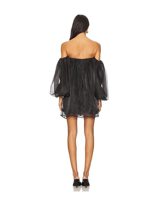 Bardot Black Freda Volume Mini Dress