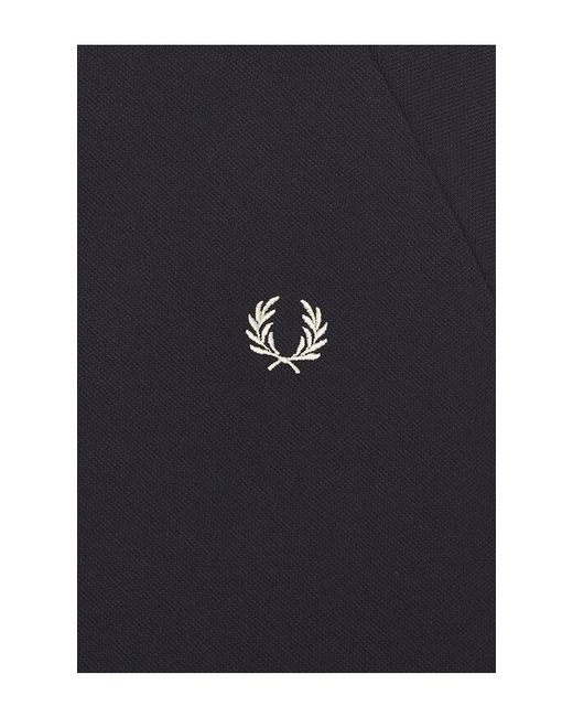Fred Perry Black Cable Taped T-Shirt for men