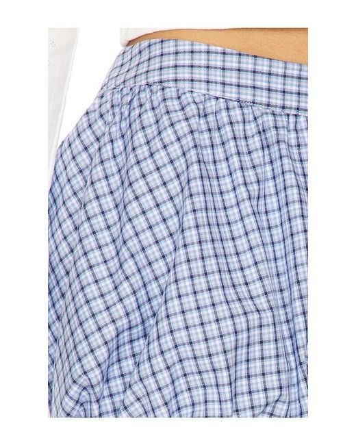 Lovers + Friends Blue Brynn Mini Skirt