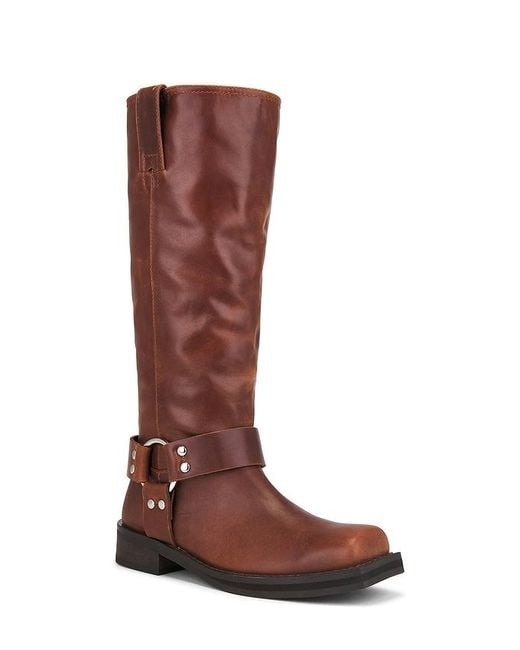 Tony Bianco Brown Boot Biker