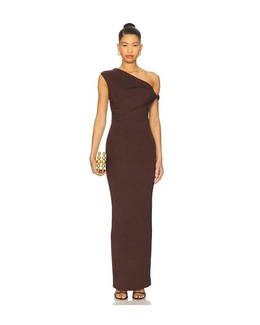 superdown Brown Alessia Maxi Dress