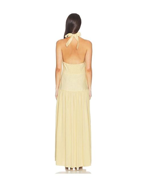 Faithfull The Brand White Blanca Maxi Dress