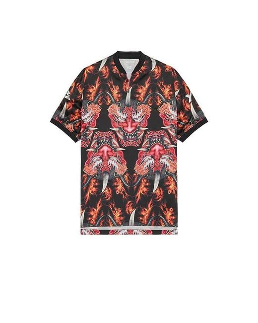 Y-3 Red Satin Oni Jersey for men