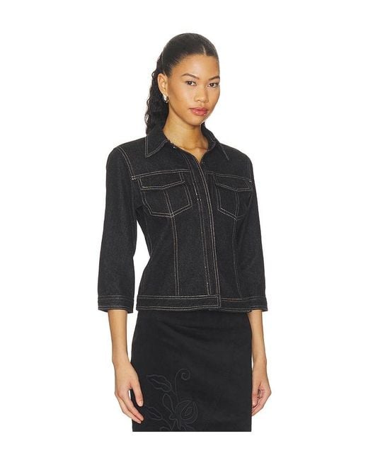With Jean Black Olivia Jacket