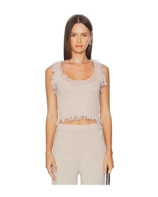 SNDY'S Gray Skyler Knit Top