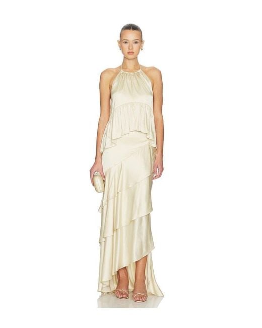 Lovers + Friends Natural Emma Maxi Skirt