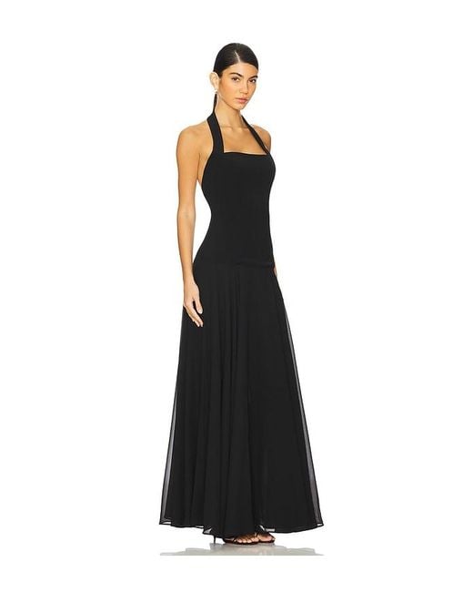 Lovers + Friends Black Sophie Gown
