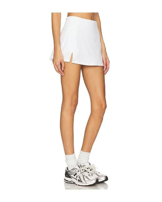 LSPACE White Unmatched Skort