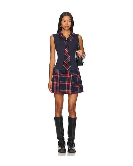 Tyler McGillivary Sylvie Dress Blue