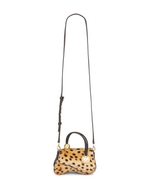 Cult Gaia White Kazia Nano Crossbody Bag