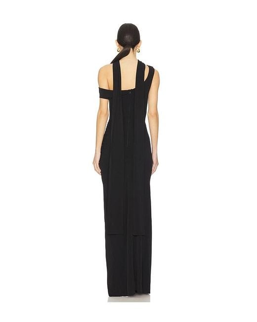 LPA Black Lia Maxi Dress