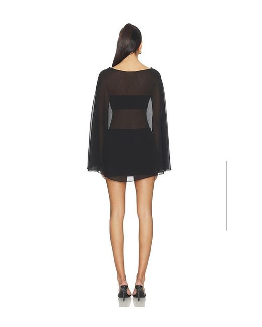 superdown Black Danni Poncho Set