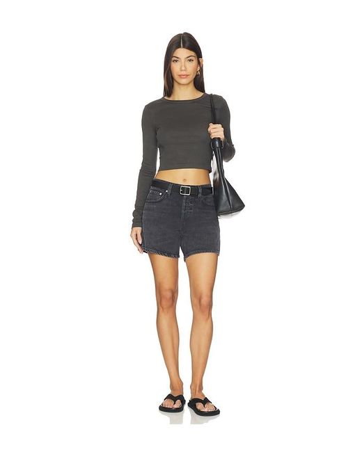 Citizens of Humanity Black Billie Relaxed Short