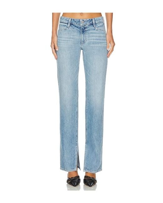 PAIGE Blue Celeste Wide Leg Jeans