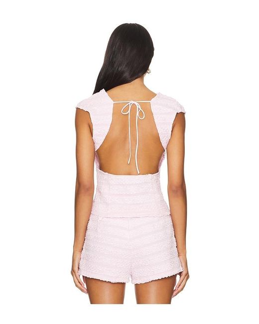 Lioness White Uno Tie Top