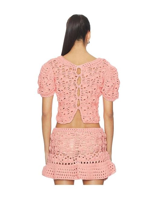 Aniye Records Pink Mabel Top