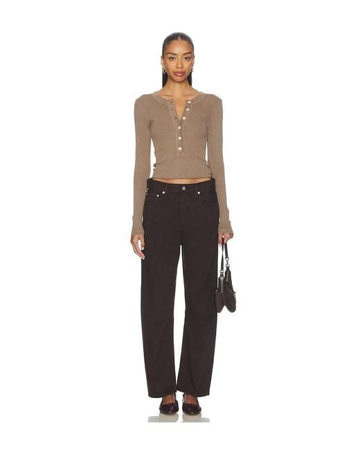 Citizens of Humanity Black Miro Relaxed Jean