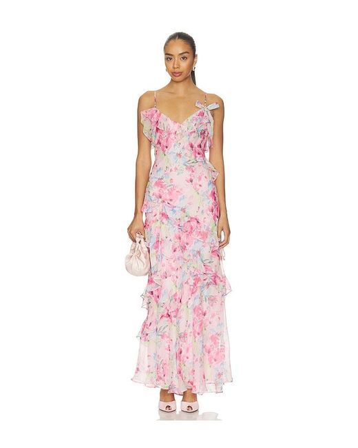 Astr Pink Amiya Dress