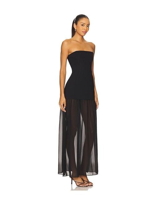 Amanda Uprichard Black X Revolve Linda Dress