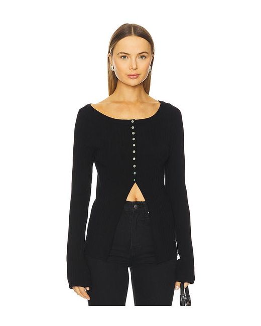 Free People Black Cardigan East Side