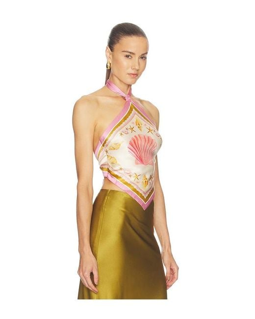 retroféte Multicolor Jamie Top