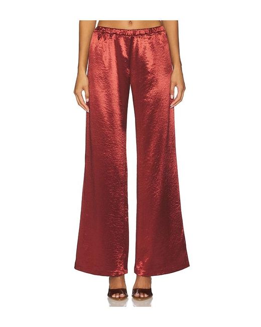 Amanda Uprichard Red Mariko Pants