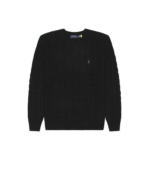 PULL CABLE en Black Polo Ralph Lauren pour homme