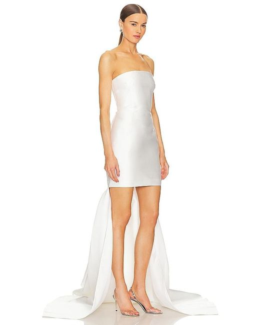 Solace London White Neva Mini Dress