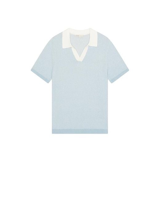 メンズ Onia Cotton ポロシャツ Blue