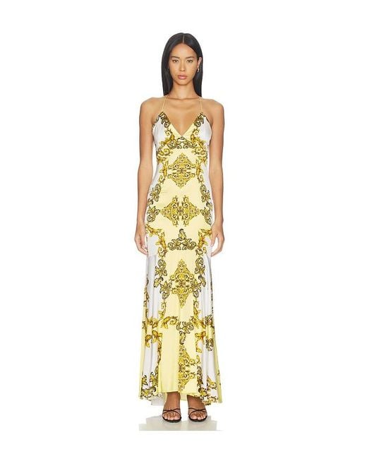 Alice + Olivia Women's Metallic Milta Mermaid Slip Dress