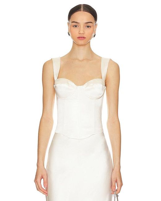 Runaway the Label White Oura Bustier