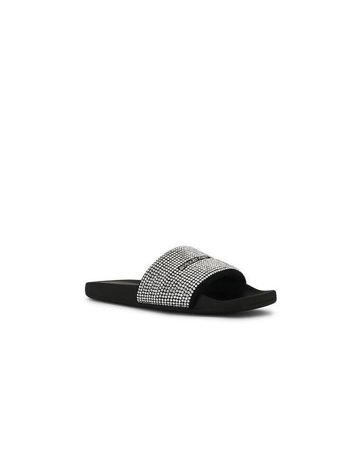 Alexander Wang White Hotfix Pool Slide
