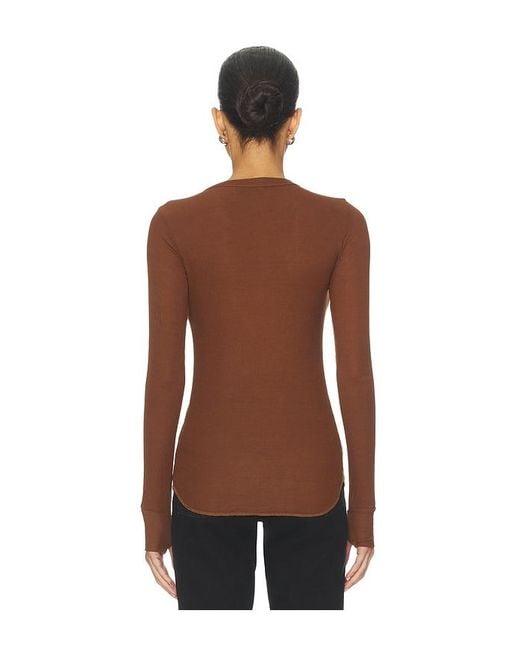 Michael Lauren Black Alick Longsleeve Fitted Top