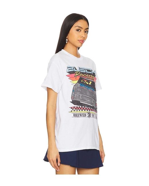 Junk Food Busch Racing Tシャツ White