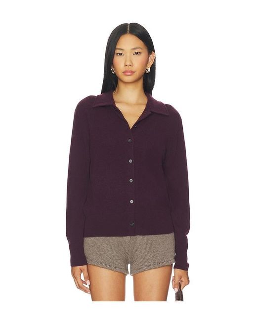 Lisa Yang Purple Suzette Cardigan
