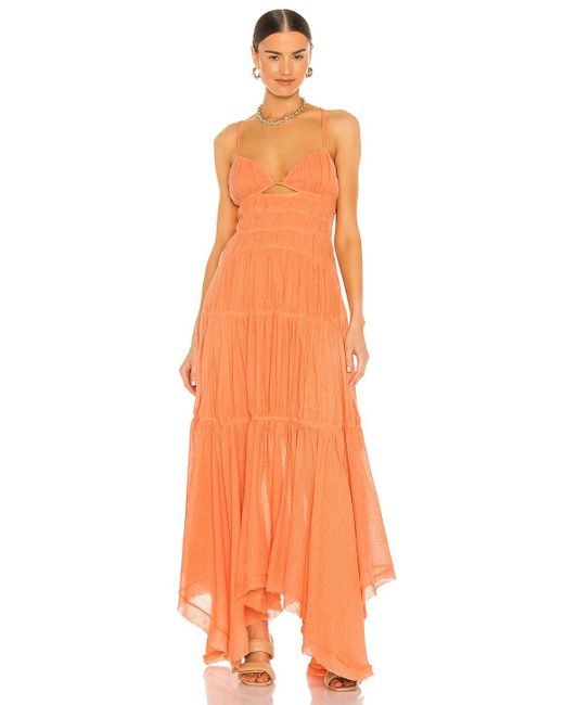 Jonathan Simkhai Orange Winnie Dress